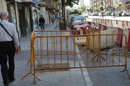 Obras del eje Arabial-Palencia - PODEMOS-IU Obras del eje Arabial-Palencia - PODEMOS-IU