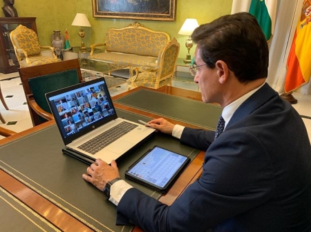 Alcalde de Granada, Luis Salvador, reunido con la FEMP (AYUNTAMIENTO DE GRANADA) 