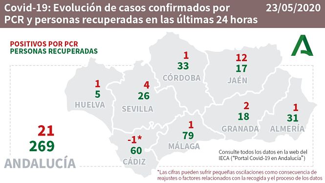 Evolución de la pandemia en Andalucía (CONSEJERÍA DE SALUD) 
