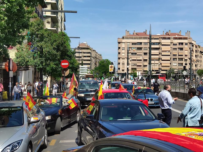 Caravana de Vox en Granada (VOX)