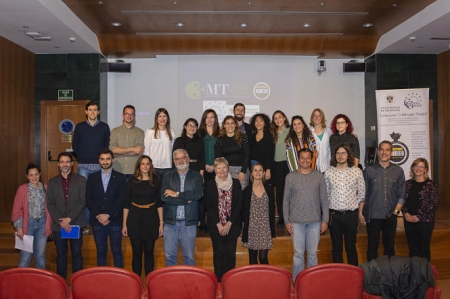 Los ocho doctorandos que participarán en la final del concurso 3MT en la UGR (UGR) 