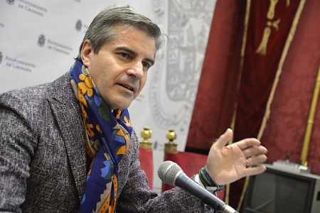  El concejal de Seguridad César Díaz en imagen de archivo en una rueda de prensa (AYUNTAMIENTO/ARCHIVO)