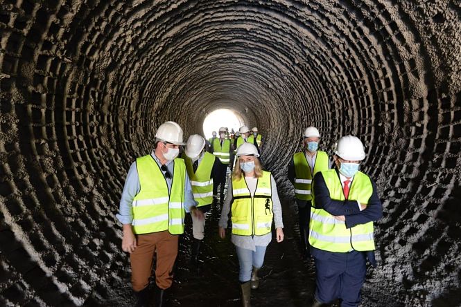 Visita de la Consejera de FOMENTO, Marifrán Carazo, a las obras (JUNTA) 
