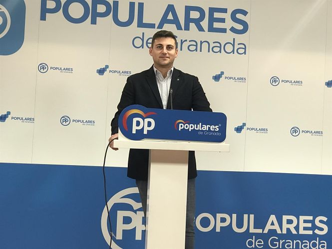 El parlamentario andaluz del PP Rafael Caracuel (PP) 