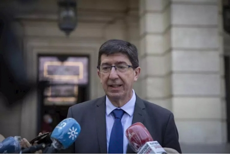 El Vicepresidente de la Junta de Andalucía, Juan Marín (MARÍA JOSÉ LÓPEZ /EUROPA PRESS) El Vicepresidente de la Junta de Andalucía, Juan Marín (MARÍA JOSÉ LÓPEZ /EUROPA PRESS)