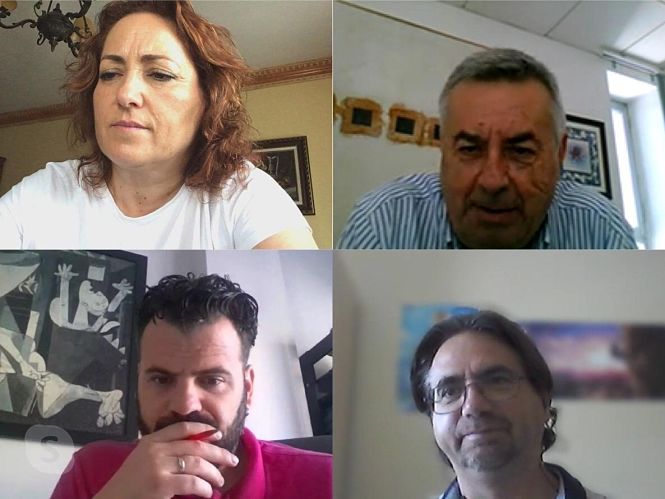 Reunión telemática de IU con agentes económicos y sociales de Granada (IU GRANADA) 