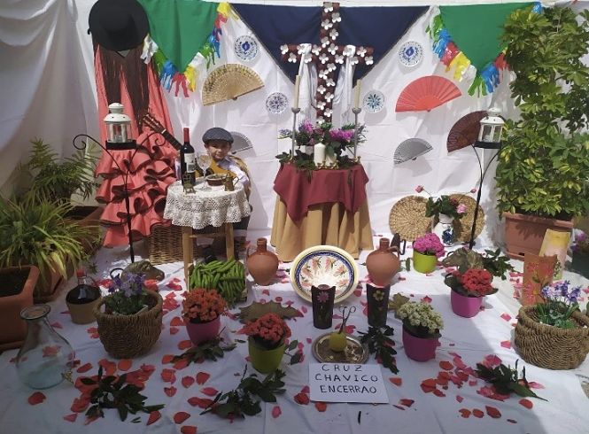 Una de las cruces que participa en el concurso virtual (AYTO. VEGAS DEL GENIL) 