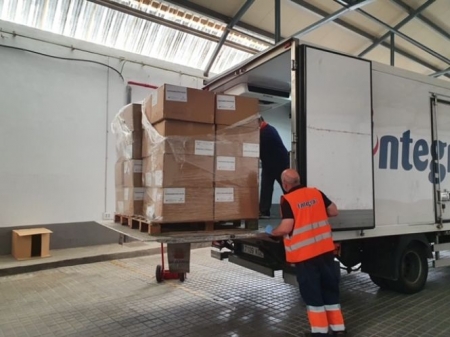 Mascarillas que se repartirán entre los usuarios del transporte (GOBIERNO) Mascarillas que se repartirán entre los usuarios del transporte (GOBIERNO)