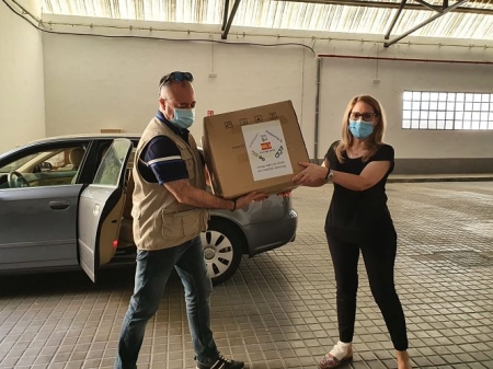 Entrega de mascarillas (SUBDELEGACIÓN) 