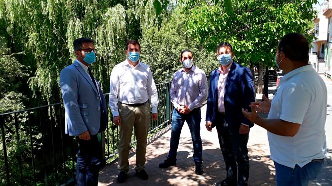 Visita de Gustavo Rodríguez a Monachil (JUNTA)