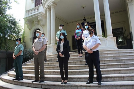 Minuto de silencio por las víctimas de covid-19 (SUBDELEGACIÓN)