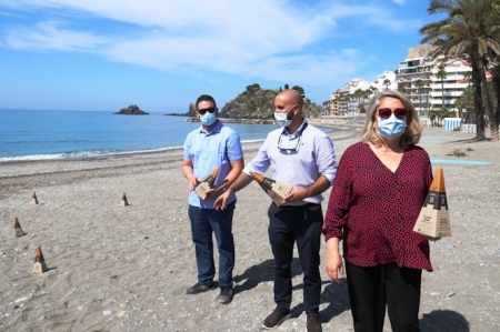 Presentación del plan por para delimitar la ocupación de la playa (AYTO.ALMUÑÉCAR)