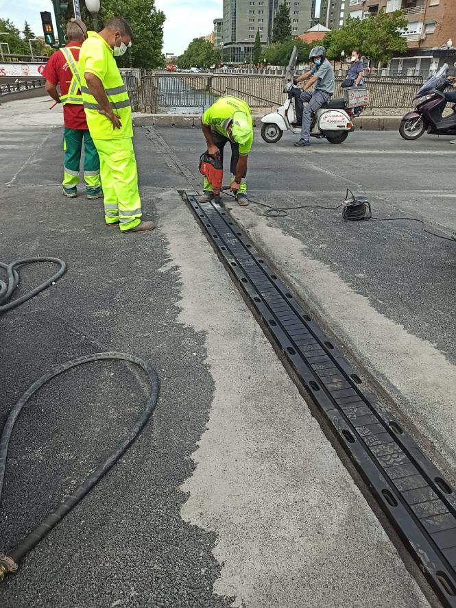Imagen de las obras de Puente Blanco (AYUNTAMIENTO)