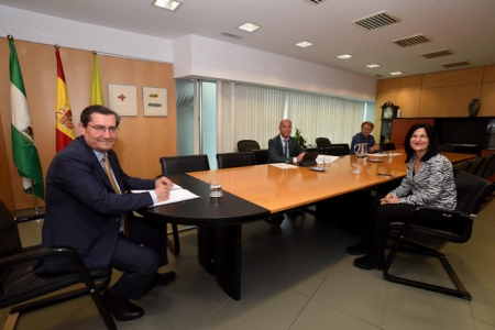 Reunión para implantar el Ingreso Mínimo Vital en la provincia (R. MARTÍNEZ / DIPGRA) 