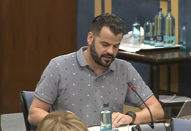 Chus Fernández, Parlamentario Andaluz de Adelante Andalucía (IU)