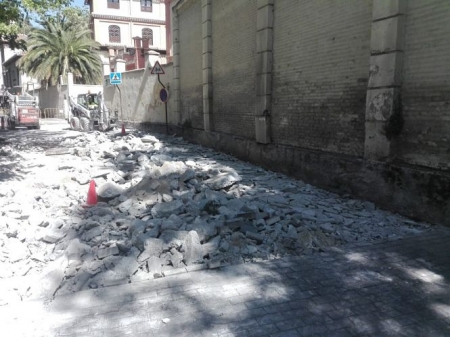 Obras en el Paseo del Generalife (AYUNTAMIENTO GRANADA) Obras en el Paseo del Generalife (AYUNTAMIENTO GRANADA)