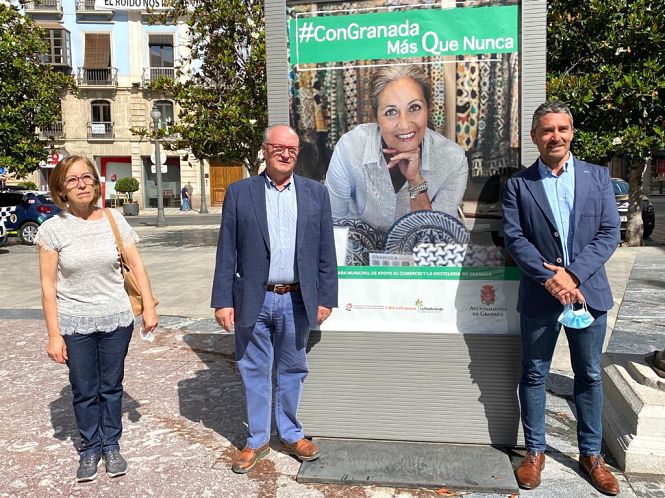 Presentación de la campaña de apoyo al comercio (AYUNTAMIENTO GRANADA)