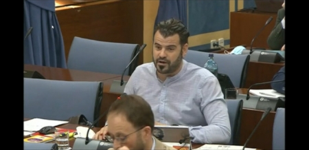 Chus Fernández, parlamentario andaluz de Adelante (IU) 