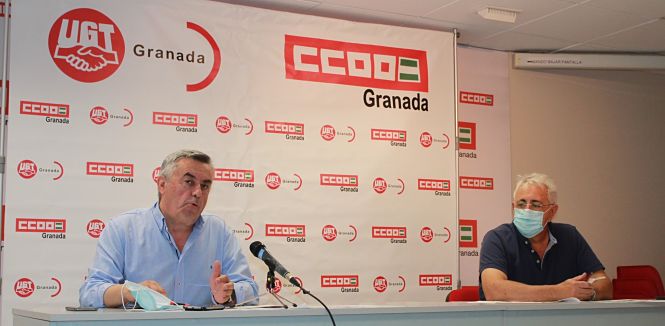 Rueda de prensa conjunta de UGT y CCOO (CCOO) 
