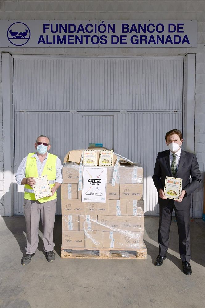 Bankia Entrega 1.100 Libros Al Banco De Alimentos De Granada Para Familias Con Hijos En Edad Escolar (BANKIA) 