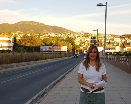 Cristina Marín en la carretera GR-3202 (PP) 