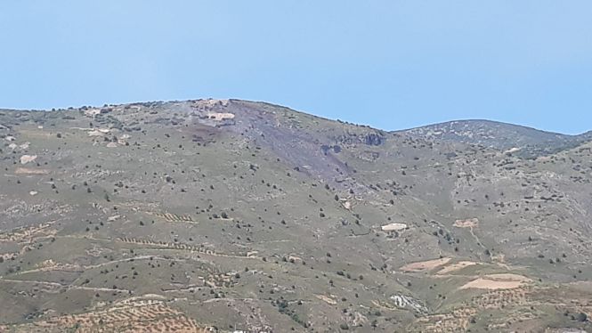 Lugar donde se ha producido el incendio (INFOCA) 