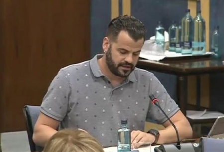 Jesús Fernández, parlamentario andaluz de Adelante (IU)