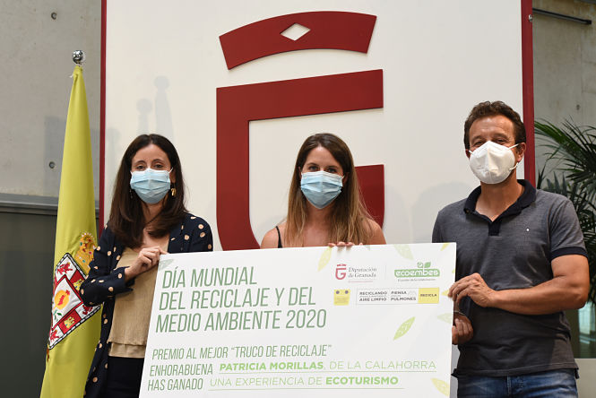 Imagen de la entrega del premio (DIPUTACIÓN)