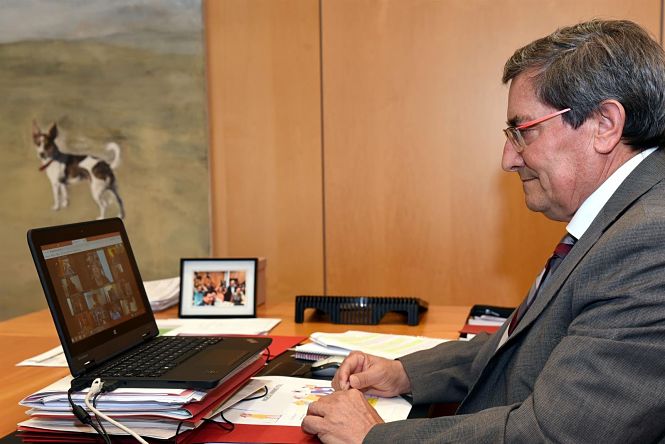 El presidente de la Diputación de Granada, José Entrena (DIPUTACIÓN) 