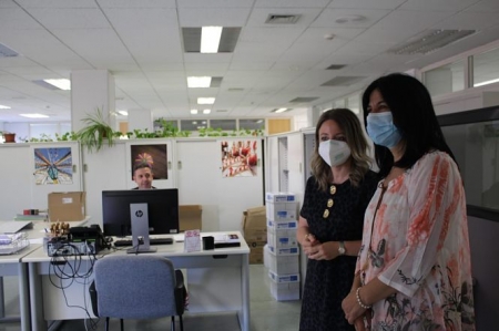Visita de Inmaculada López Calahorro al SEPE (SUBDELEGACIÓN)