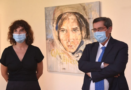 José Entrena ha visitado la expocisión (DIPUTACIÓN)