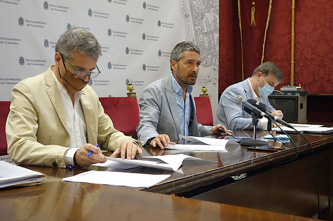 Rueda de prensa donde se han tratado los asuntos de la Junta de Gobierno (JAVIER ALGARRA)