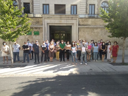 Alcaldes en la, sede de la Delegación del Gobierno (PSOE) 