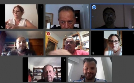 Imagen de la reunión telemática (IU)