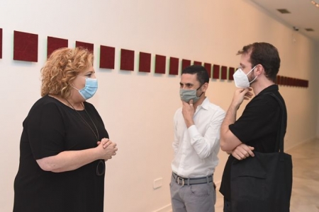 La Diputada de Cultura, Fatima Gómez ha asistido a la reapertura de Los Condes de Gabia (M. MUÑOZ / DIPGRA)