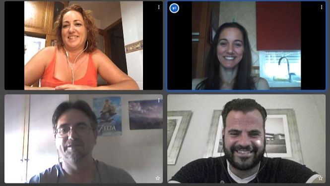 Imagen de la reunión telemática ( IU)