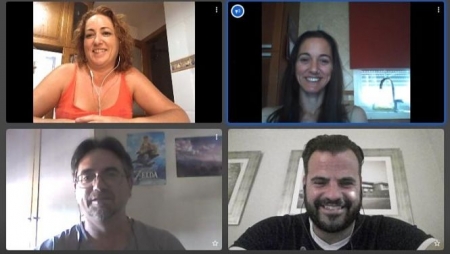 Imagen de la reunión telemática ( IU)