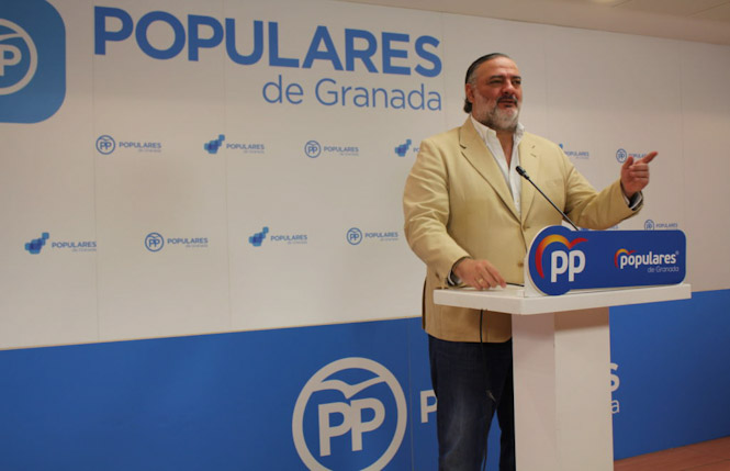 El presidente provincial del PP, Pablo García (PP) 