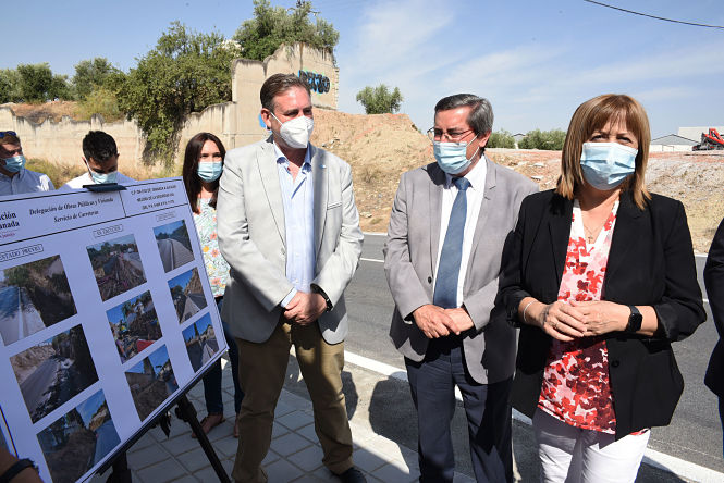 Imagen de la carretera de Jun (DIPUTACIÓN)