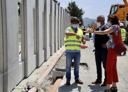 El presidente de la Autoridad Portuaria de Motril, José García Fuentes, en su visita al proyecto (AUTORIDAD PORTUARIA DE MOTRIL) El presidente de la Autoridad Portuaria de Motril, José García Fuentes, en su visita al proyecto (AUTORIDAD PORTUARIA DE MOTRIL)