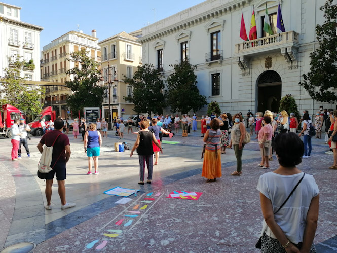 Imagen de la concentración (CGT) 