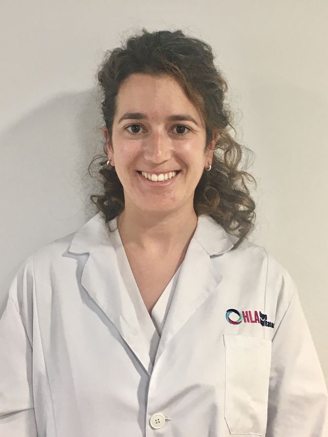 La Dra. Fernández de Alba, autora de esta investigación (HLA INMACULADA)