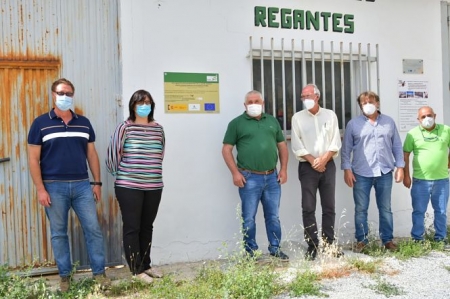 La Delegada de Agricultura, María José Martín ha visitado a los regantes de Castril (JUNTA)