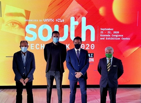 El Alcalde de Granada, Luis Salvador ha acudido a la presenteción South Tech Week (SOUTH TECH WEEK)