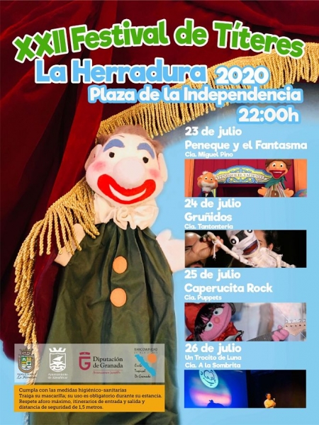 Cartel del Festival de títeres de La Herradura (AYTO. ALMUñËCAR)