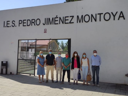 Ana Berrocal ha visitado el IES Pedro Jiménez de Montoya (JUNTA)