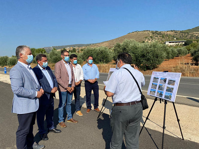 Visita a las obras de la Carretera de Íllora (DIPUTACIÓN)