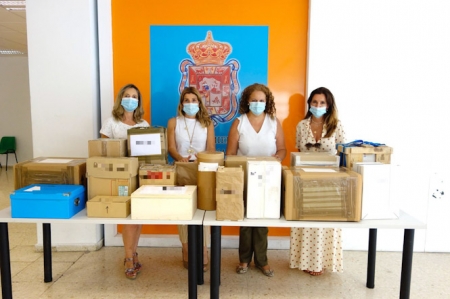 Caja con los prototipos (AYTO. GRANADA) Caja con los prototipos (AYTO. GRANADA)