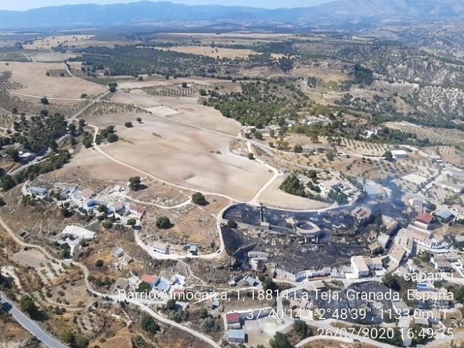 Incendio en Cortes de Baza (INFOCA) 