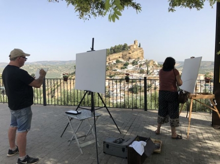 Edición anterior del certamen de pintura rápida(AYTO. MONTEFRIO)